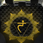 Manipura Chakra Symbol Print Pet Car Back Seat Cover