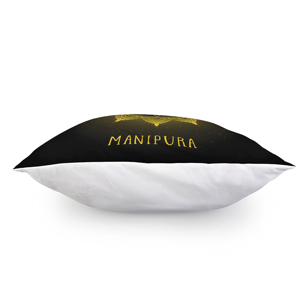 Manipura Chakra Symbol Print Pillow Cover