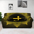Manipura Chakra Symbol Print Sofa Cover