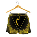 Manipura Chakra Symbol Print Women's Shorts
