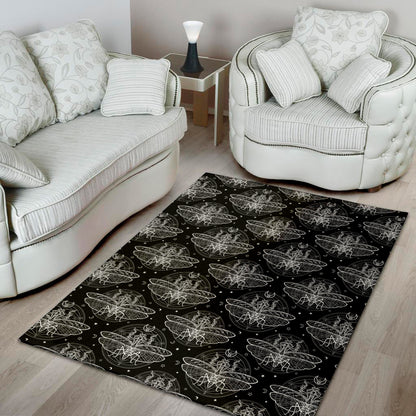 Mantis Spirit Animal Pattern Print Area Rug