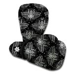 Mantis Spirit Animal Pattern Print Boxing Gloves