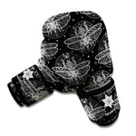 Mantis Spirit Animal Pattern Print Boxing Gloves