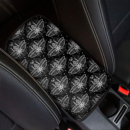 Mantis Spirit Animal Pattern Print Car Center Console Cover