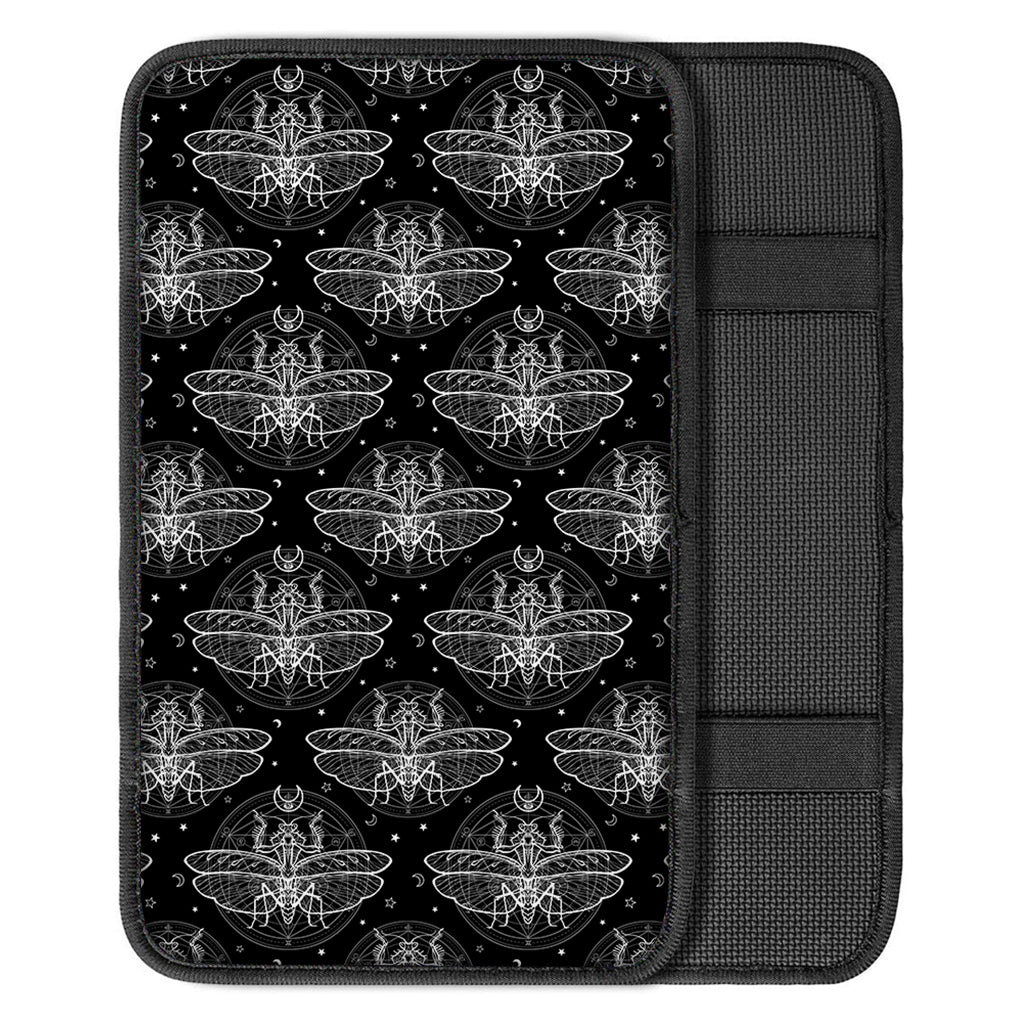 Mantis Spirit Animal Pattern Print Car Center Console Cover