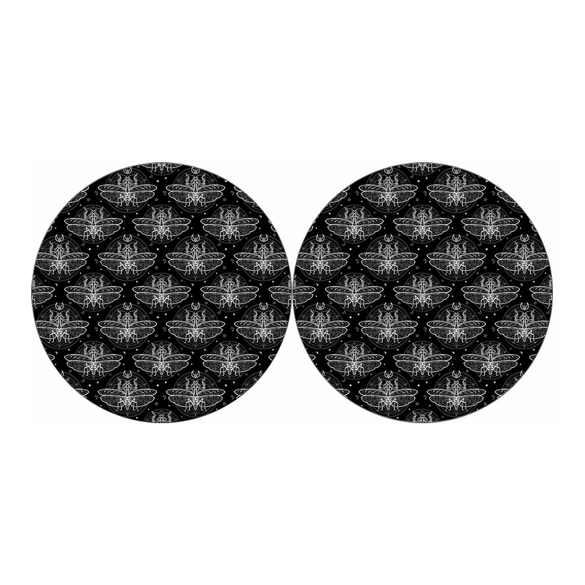 Mantis Spirit Animal Pattern Print Car Coasters