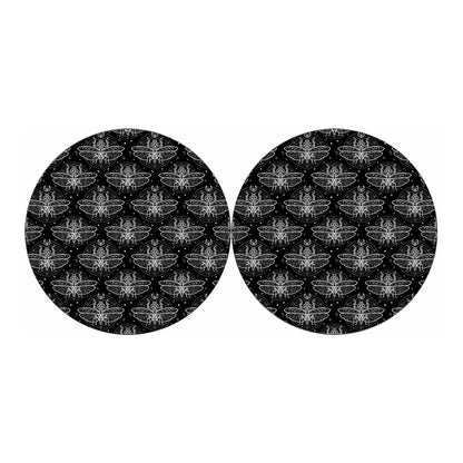 Mantis Spirit Animal Pattern Print Car Coasters