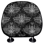 Mantis Spirit Animal Pattern Print Car Headrest Covers