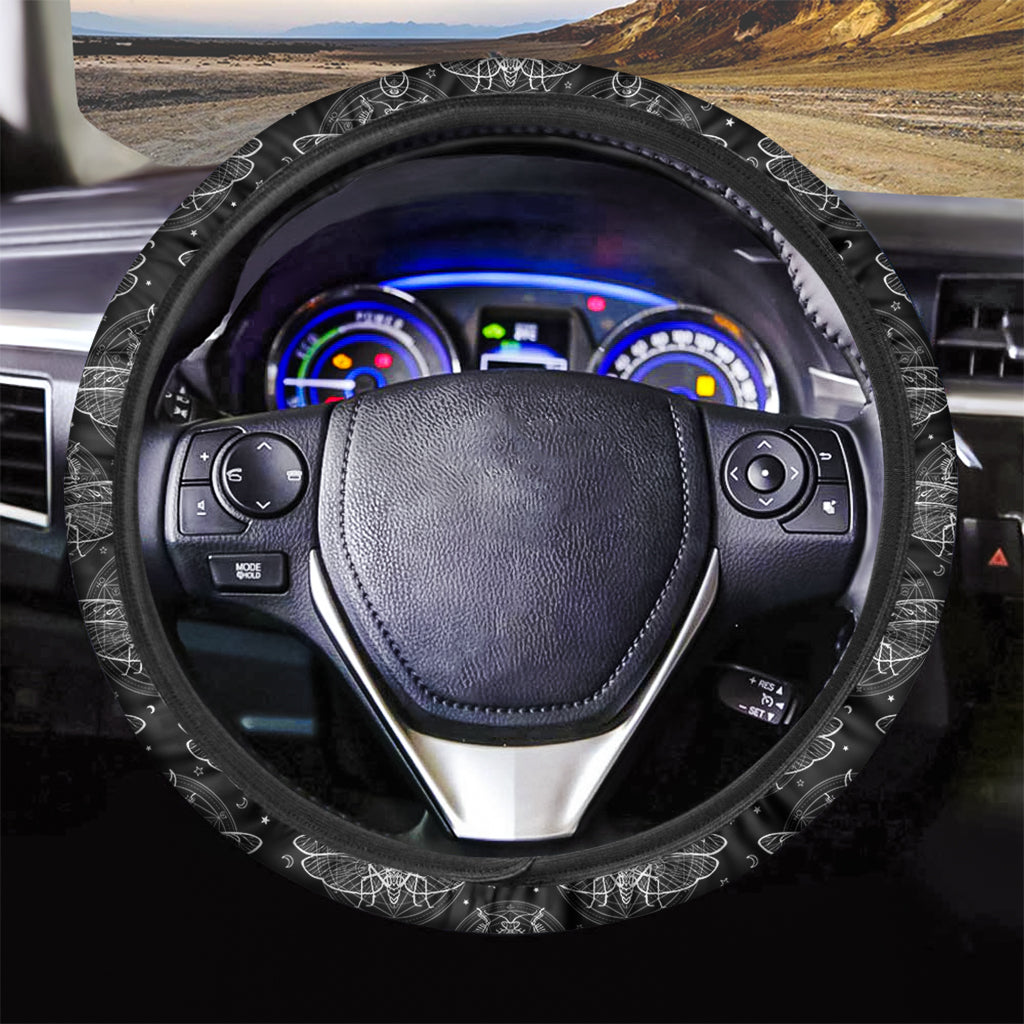 Mantis Spirit Animal Pattern Print Car Steering Wheel Cover