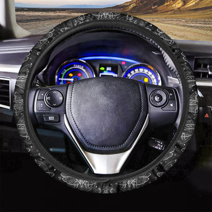 Mantis Spirit Animal Pattern Print Car Steering Wheel Cover