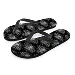 Mantis Spirit Animal Pattern Print Flip Flops