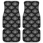 Mantis Spirit Animal Pattern Print Front and Back Car Floor Mats