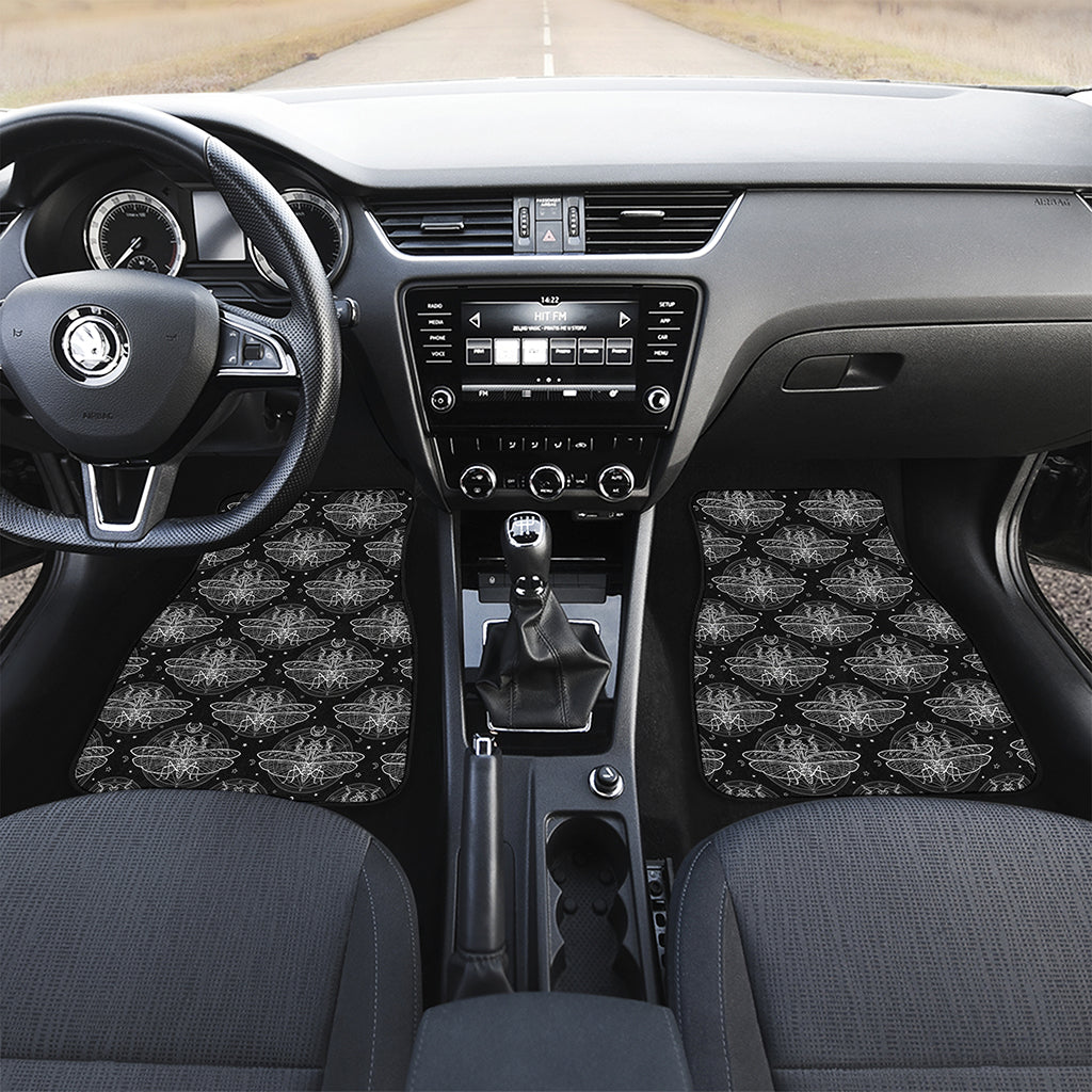Mantis Spirit Animal Pattern Print Front Car Floor Mats