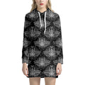 Mantis Spirit Animal Pattern Print Pullover Hoodie Dress