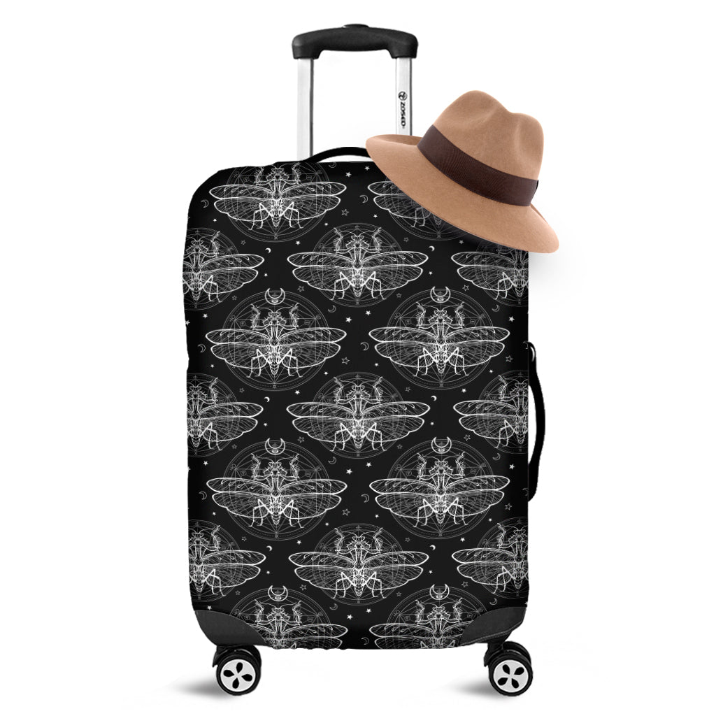 Mantis Spirit Animal Pattern Print Luggage Cover