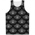 Mantis Spirit Animal Pattern Print Men's Tank Top