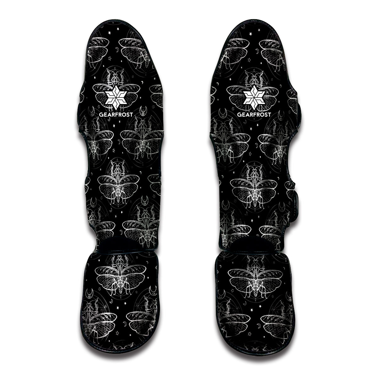Mantis Spirit Animal Pattern Print Muay Thai Shin Guard