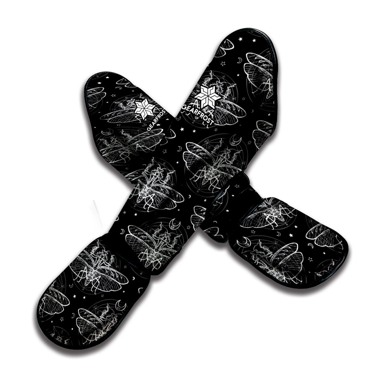 Mantis Spirit Animal Pattern Print Muay Thai Shin Guard