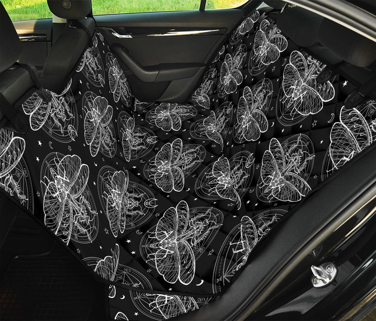 Mantis Spirit Animal Pattern Print Pet Car Back Seat Cover