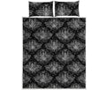 Mantis Spirit Animal Pattern Print Quilt Bed Set