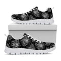 Mantis Spirit Animal Pattern Print White Running Shoes