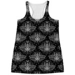 Mantis Spirit Animal Pattern Print Women's Racerback Tank Top
