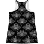 Mantis Spirit Animal Pattern Print Women's Racerback Tank Top