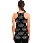 Mantis Spirit Animal Pattern Print Women's Racerback Tank Top
