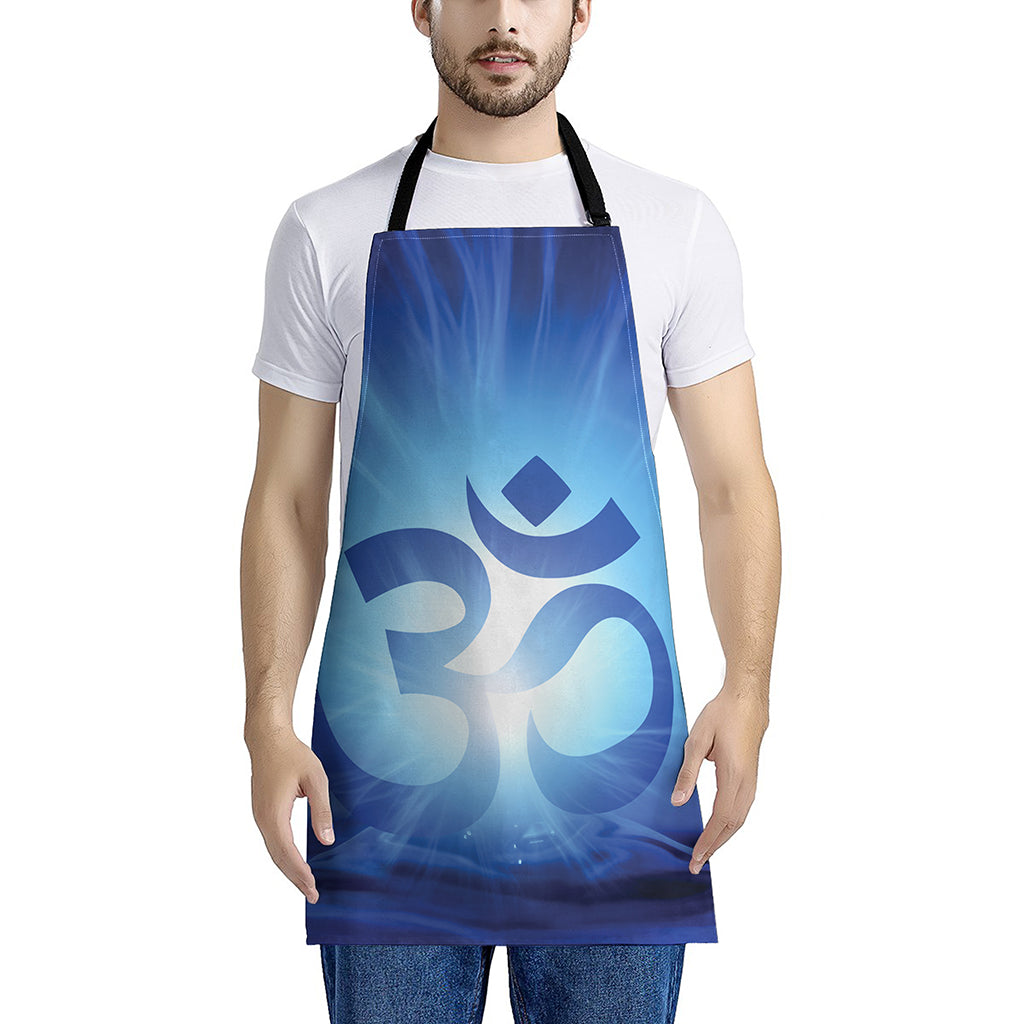 Mantra Om Print Apron