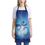 Mantra Om Print Apron