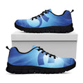 Mantra Om Print Black Running Shoes
