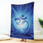 Mantra Om Print Blanket