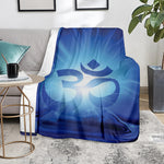 Mantra Om Print Blanket