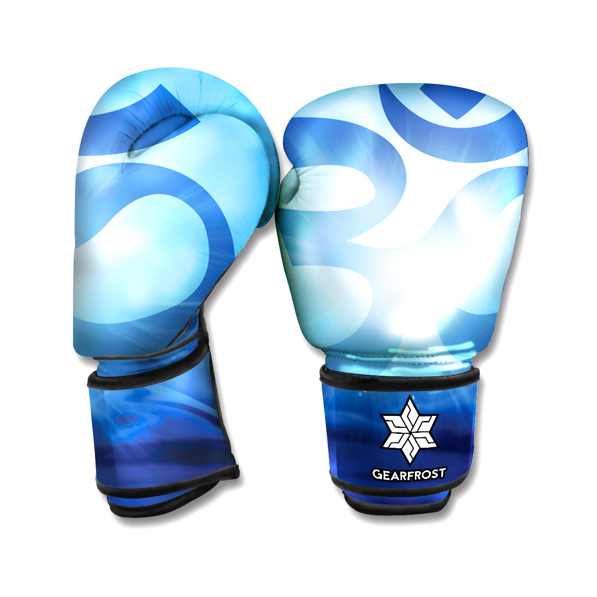 Mantra Om Print Boxing Gloves