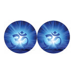 Mantra Om Print Car Coasters