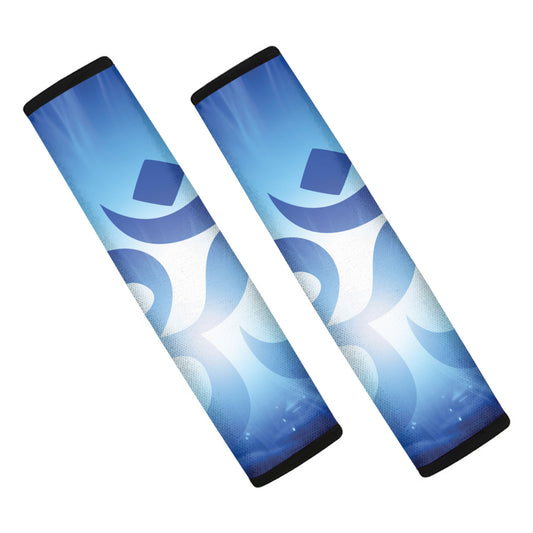 Mantra Om Print Car Seat Belt Covers