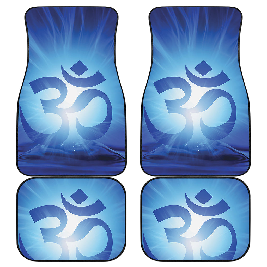 Mantra Om Print Front and Back Car Floor Mats