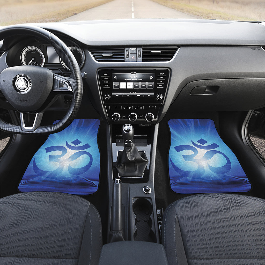 Mantra Om Print Front and Back Car Floor Mats