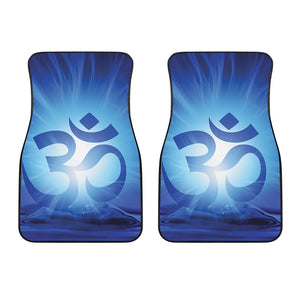 Mantra Om Print Front Car Floor Mats