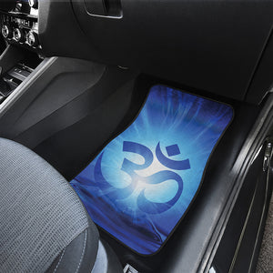 Mantra Om Print Front Car Floor Mats