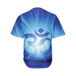 Mantra Om Print Men's Baseball Jersey
