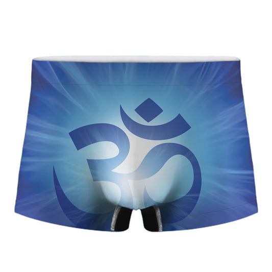 Mantra Om Print Men's Boxer Briefs