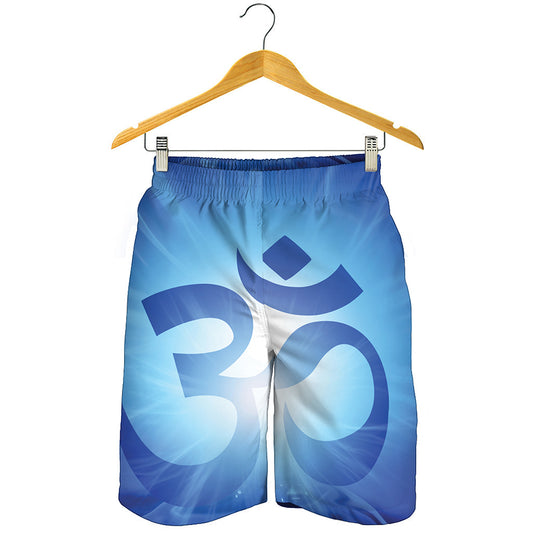 Mantra Om Print Men's Shorts