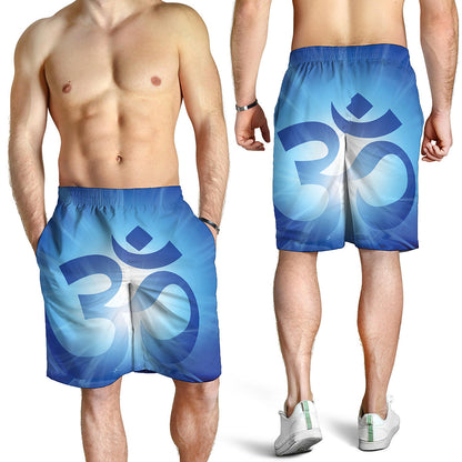 Mantra Om Print Men's Shorts