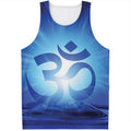 Mantra Om Print Men's Tank Top