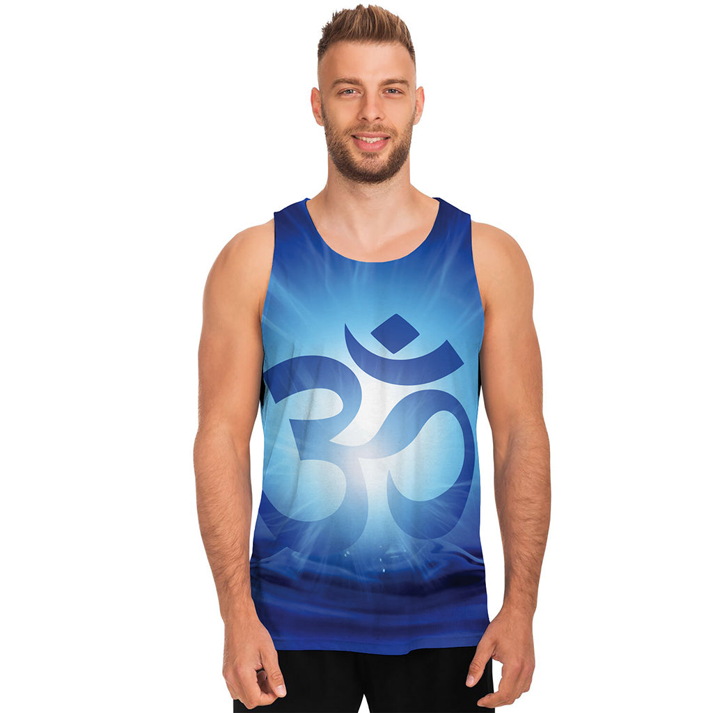 Mantra Om Print Men's Tank Top