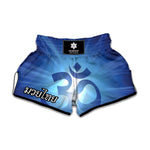 Mantra Om Print Muay Thai Boxing Shorts