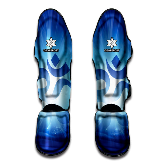 Mantra Om Print Muay Thai Shin Guard