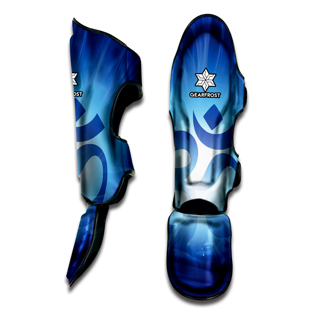 Mantra Om Print Muay Thai Shin Guard