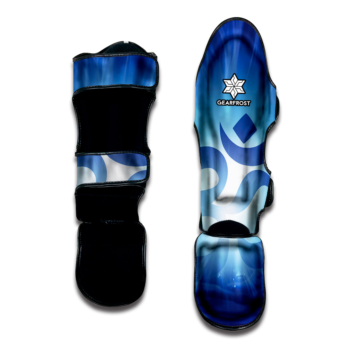 Mantra Om Print Muay Thai Shin Guard